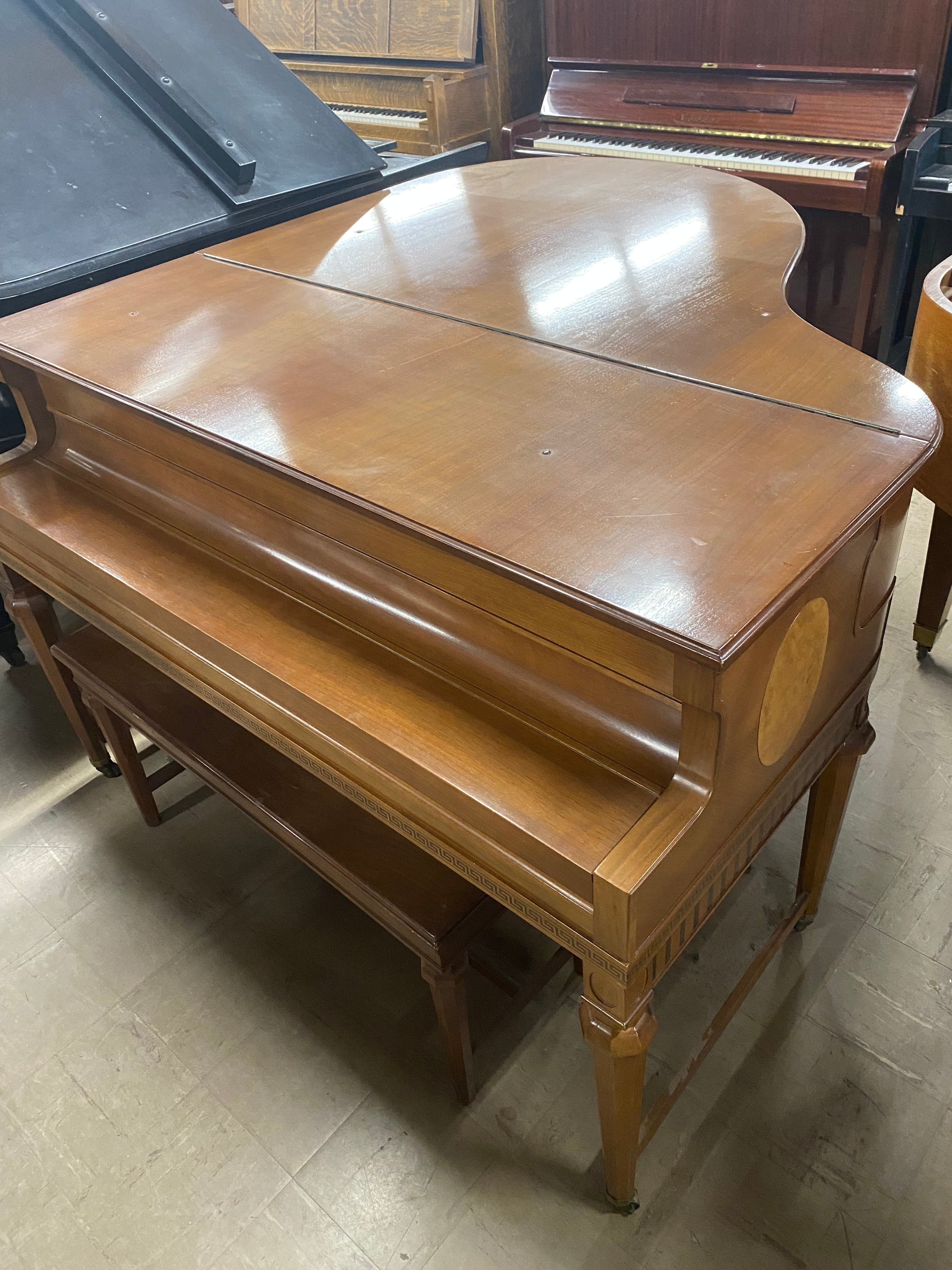 George Steck Onlay Baby Grand Piano - PhotoNov142023_103903AM