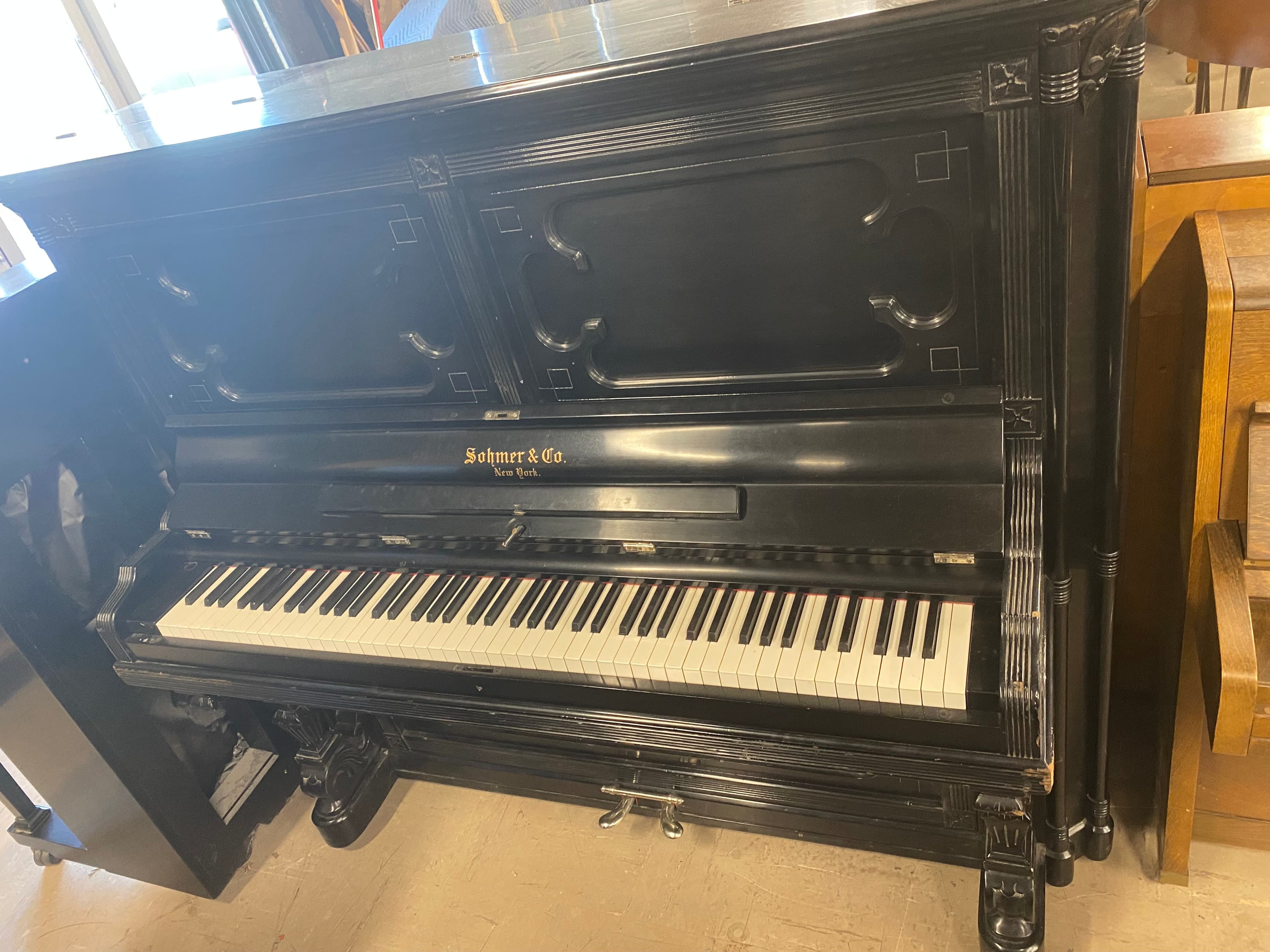 Sohmer Victorian Upright Piano